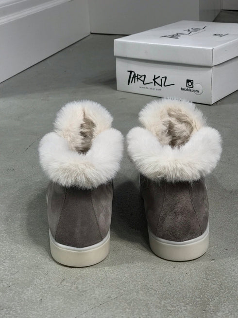 COZY TAŞ GRİ ORJİNAL SÜET BOT